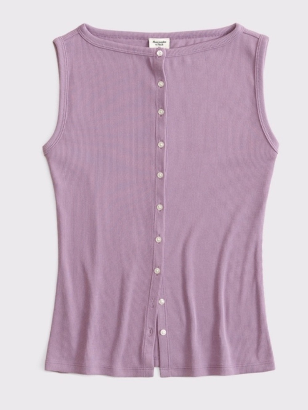Abercrombie & Fitch Slash Button Through Top